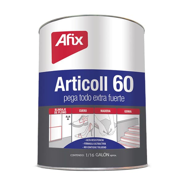 Pegamento Afix 60 Adhesivo Multiuso Extrafuerte Tarro 1/4 GL